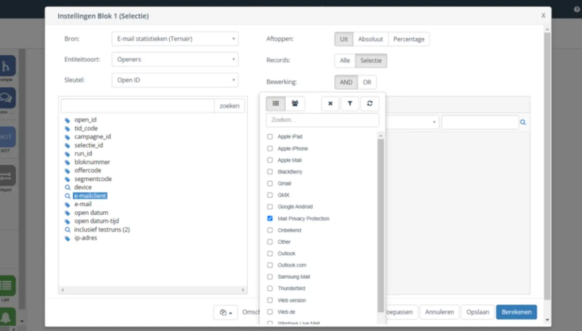 Mail Privacy Opens | Ternair