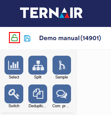 Selection green lock | Ternair Campaign